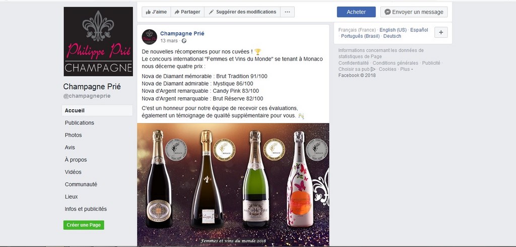 champagne prié -Neuville-sur-Seine